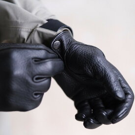 【ふるさと納税】【カラー・サイズ選択可能】LAMP GLOVES -UTILITY GLOVE MID【革手袋 レザー グローブ 鹿革 メンズ レディース Lamp gloves ランプグローブス ミッド ドライビンググローブ バイカー ファッション 手袋 香川県 さぬき市】