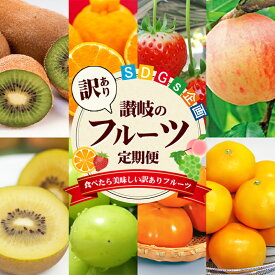 【ふるさと納税】訳あり フルーツ 定期便 8ヶ月 SDGs企画 果物 旬のフルーツ 旬の果物 香川県産 キウイフルーツ しらぬい さぬきひめ ピオーネ シャインマスカット でこぽん 苺 ぶどう マスカット 富有柿 温州みかん 8回 お楽しみ 香川 香川県 東かがわ市