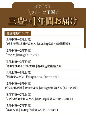 【ふるさと納税】フルーツ王国みとよの特選こだわり12品定期便(12回)