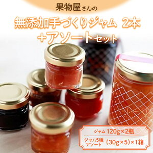 【ふるさと納税】果物屋さんの  無添加手づくりジャム 2本  +アソート
