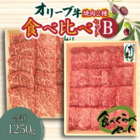【ふるさと納税】 オリーブ牛 焼肉2種 食べ比べセットB (肩ロース500g・モモ750g) [ 国産 ブランド牛 讃岐牛 黒毛和牛 肩ロース モモ 赤身 食べ比べ 焼肉 牛肉 スライス 冷凍 小分け ギフト 人気 送料無料 香川県 三豊市 50000 50,000円 台 返礼品 株式会社ササハラ ]