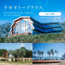 【ふるさと納税】【 小豆島 】千年オリーブテラス for your wellness　日帰り体験（入園つき）ペアチケット マインドフルネス体験 体験 体験チケット オリーブテラス 日帰り 小豆島 美容 旅行