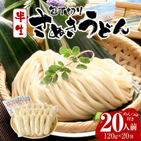 【ふるさと納税】 包丁切りさぬき半生うどん20人前つゆ付 うどん 讃岐うどん さぬきうどん 包丁切り 半生うどん ざるうどん かけうどん ぶっかけうどん 讃岐うどん おすすめ 人気 ふるさと お裾分け 贈り物 讃岐 つゆ ギフト 香川うどん 伝統 香川県 半生 三木町
