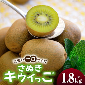 【ふるさと納税】キウイフルーツ(さぬきキウイっこ®) 1.8kg キウイ フルーツ 果物 旬 旬の果物 キウイフルーツ デザート 生鮮食品 贈り物 贈答 お裾分け おすすめ 人気 ギフト グルメ 特産品 果肉 季節 季節の果物 香川県 三木町 送料無料