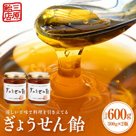 【ふるさと納税】ぎょうせん飴（瓶入り300g×2本） 麦芽糖 水飴 伝統 手作り ぎょうせん飴 お見舞い 砂糖不使用 香川県 三木町