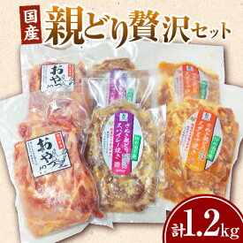 【ふるさと納税】冷凍　国産親どり贅沢セット(スパイシー焼き・スタミナ焼き・ノーマルスライス) 親鶏 親どり 味付き肉 もも肉 むね肉 塩 胡椒 ガーリック 醤油 みりん 味噌 焼き肉のタレ カット済 香川県 三木町