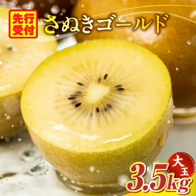 【ふるさと納税】さぬきゴールド3.5kg(大玉)【香川県共通返礼品】 キウイ フルーツ デザート 果物 ゴールドキウイ 甘み 贈り物 贈答 旬 旬の果物 旬のフルーツ おすすめ 人気 特産品 果肉 季節の果物 季節 グルメ 生鮮食品 お裾分け 香川県 三木町 送料無料