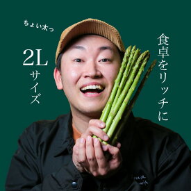 【ふるさと納税】アスパラ王子が育てた自慢のアスパラ「2Lサイズ」1kg【予約受付：御用意出来次第発送】【H-55】〔提供：おおもりや〕〔さぬきのめざめ おおもりや アスパラガス 春芽 ジューシー 長い 甘い 太い 贈答用 家庭用 〕