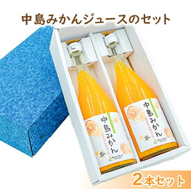 【ふるさと納税】 中島みかんジュース　720ml×2本セット 愛媛 松山 果物 飲料