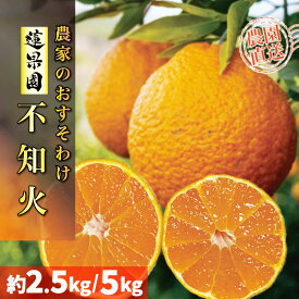 【ふるさと納税】 【先行予約】 【2026年2月下旬から発送予定】 不知火（デコポンと同一品種） B品 訳あり 家庭用 約2.5kg または 約5kg |蜜柑 柑橘 みかん 果物 くだもの フルーツ おすすめ 高級 人気 お取り寄せ グルメ ギフト 期間限定 数量限定 ご当地 愛媛県 松山市