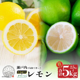 【ふるさと納税】 【先行予約】 グリーンレモン 【 9月から発送】 イエローレモン 【 2026年1月上旬から発送】 家庭用 レモン 2.5kg / 5.0kg 防腐剤 ワックス 不使用｜ 訳あり レモン 檸檬 完熟 柑橘 酸味 国産 愛媛県産 訳あり 新鮮 愛媛 松山