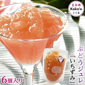 【ふるさと納税】 「いちずみ」ぶどうジュレ　6個入り　(ココオ簡易BOX入り)