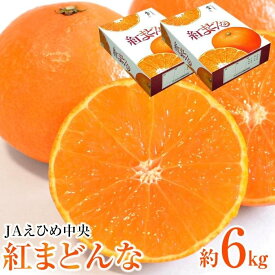 【ふるさと納税】 JAえひめ中央【紅まどんな】化粧箱2箱 6kg 〇等級 | 愛媛 みかん 蜜柑 柑橘 果物 くだもの フルーツ お取り寄せ グルメ 期間限定 数量限定 人気 おすすめ 愛媛県 松山市