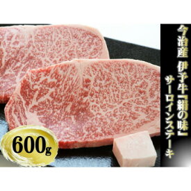 【ふるさと納税】 伊予牛 絹の味 A4-A5等級 特選 サーロインステーキ 600g(300g×2) 牛脂付き 高級 国産 和牛 真空スキンパック 冷蔵 ギフト 贈答 お祝い 内祝い【VD01000】【配送不可地域：離島】