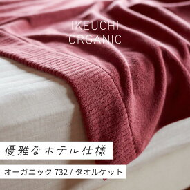 【ふるさと納税】オーガニック732 タオルケット イケウチオーガニック IKEUCHIORGANIC ホテル仕様 オーガニックタオルケット 綿タオルケット コットンタオルケット コットンタオルケットシングル日本製 オールシーズン ワイン グレイ ダークグレイ 池内 いけうち [I000950WI]