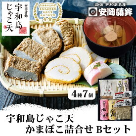 【ふるさと納税】 じゃこ天 蒲鉾 詰め合わせ Bセット 安岡蒲鉾店 じゃこ天 錦巻 あげ巻 かまぼこ じゃこつみれ 冷蔵 郷土料理 おつまみ 肴 魚肉加工品 特産品 国産 愛媛 宇和島 C018-020002