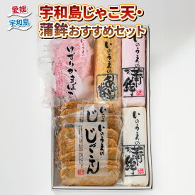 【ふるさと納税】 宇和島 じゃこ天 蒲鉾 おすすめ セット 井上蒲鉾本舗 手押しじゃこ天 蒲鉾小板 じゃこ 揚巻 小魚 すり身 練り物 冷蔵 惣菜 フライ おでん 具 出汁 だし 小分け 酒 おつまみ 肴 魚肉 水産 加工品 特産品 郷土料理 国産 愛媛 宇和島 C018-003003