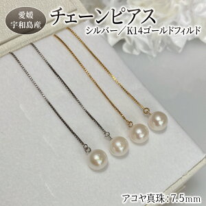 yӂ邳Ɣ[Łz ^ `F[ sAX 7.5mm Vo[ S[h tBh I Yamashita-Pearl ANZT[ lbNX K14 14 AR^ {^ akoya p[ t@bV JWA c 