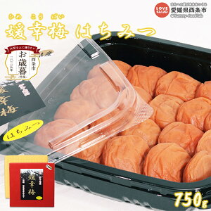 【ふるさと納税】<媛幸梅 はちみつ 750g> お歳暮 梅干し うめぼし ウメボシ 減塩 蜂蜜 ハチミツ 南高梅 国産 佐伯食品 愛媛県 西条市 【常温】『翌月末までに順次出荷予定』