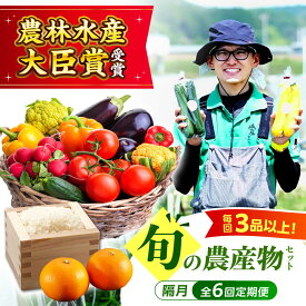 【ふるさと納税】【全6回定期便】 旬の 野菜 定期便 | 人気 おすすめ ランキング おいしい 新鮮 セット 果物 詰め合わせ 野菜セット おまかせ 国産 愛媛県産 季節の野菜 健康 ヘルシー 採れたて 大洲市/大洲市青年農業者協議会[AGBL001] 60000 60000円 以上 大洲市