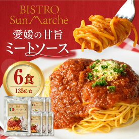 【ふるさと納税】ミートソース【ギフト包装あり】 手作り ミートソース （ 6食 入り）ミートソース パスタ スパゲティ スパゲッティ おかず お惣菜 料理 簡単 時短 パスタソース おすすめ 人気 お取り寄せ 贈答 ギフト ご当地グルメ 大洲市/ヒロファミリーフーズ[AGBX018]