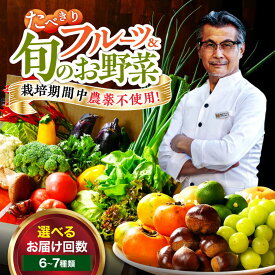 【ふるさと納税】野菜定期便【選べるお届け回数】 野菜×フルーツセット 6から7種 単身 二人暮らし用 野菜 定期便 3ヶ月 6ヶ月 12ヶ月 果物 お試し 少量セット 3回定期便 6回定期便 12回定期便 新鮮 おすすめ 人気 贈答 ギフト 大洲市/ヒロファミリーフーズ[AGBX047]