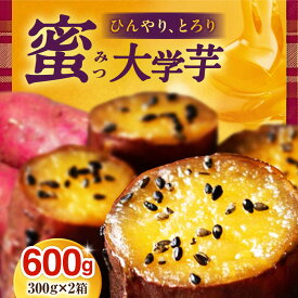 【ふるさと納税】【冷凍】熟成ひやとろ、みつ大学芋300g×2箱 愛媛県大洲市/(有)玉井民友商店　さつまいも 大学芋 スイーツ[AGBY012] 大学芋 さつまいも やき芋 冷凍 小分け 個包装 冷やし焼き芋 サツマイモ 紅はるか スイーツ おやつ 国産 お土産 グルメ 大洲市産 おすすめ
