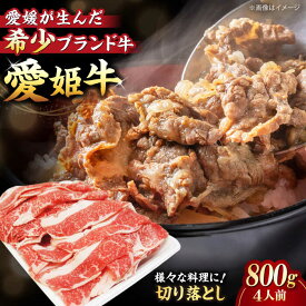 【ふるさと納税】【お中元対象】 牛肉 愛姫牛 切り落とし 800g （ 4人前 ） | 人気 おすすめ ランキング おいしい 国産 焼肉 切り落とし 送料無料 お取り寄せ 大洲市/有限会社 木村屋精肉店[AGCC030] 30000 30000円 以下
