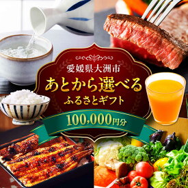【ふるさと納税】【あとから選べる】大洲市ふるさとギフト 10万円分 肉 牛肉 豚肉 フルーツ 果物 米 お米 野菜 海鮮 魚介類 海産物 菓子 スイーツ カタログギフト あとからセレクト あとから寄付 駆け込み寄付 [AGXX021] おすすめ 人気 お取り寄せ 送料無料 贈答 ギフト