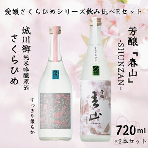 【ふるさと納税】地酒 日本酒 愛媛 飲み比べ セット さくらひめシリーズ 2本 Eセット|C63