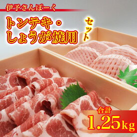 【ふるさと納税】 トンテキ しょうが焼 セット 豚 肉 ロース 冷蔵 チルド 伊予さんぽーく 1250g 1.25kg 【四国中央市 紙のまち 日本一】