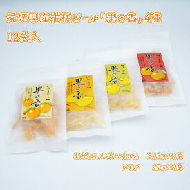 【ふるさと納税】愛媛県産 柑橘ピール 『果の香』 4種 12袋入 345g