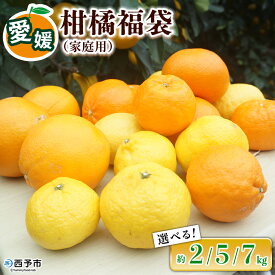 【ふるさと納税】【先行予約】＜笑丸のお楽しみ柑橘福袋（家庭用）約2kg／5kg／7kg ＞ 選べる 内容量 自宅用 訳あり 果物 くだもの フルーツ ミカン みかん 蜜柑 高級柑橘 詰め合わせ 春柑橘特産品 笑丸 愛媛県 西予市 常温『2027年1月～5月に順次出荷予定』