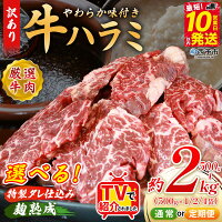自信をもってお届けする、こだわりの味付けをした極上のハラミ肉。キャンプやB...
