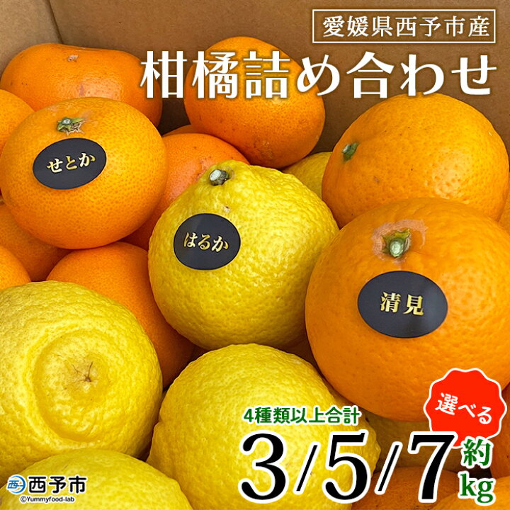 楽天市場】【ふるさと納税】＜愛媛県西予市産 柑橘詰め合わせ 合計約 