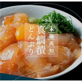 【ふるさと納税】高知の海鮮丼の素「真鯛の漬け」約80g×5パック | 加工食品 魚 お魚 さかな 食品 人気 おすすめ