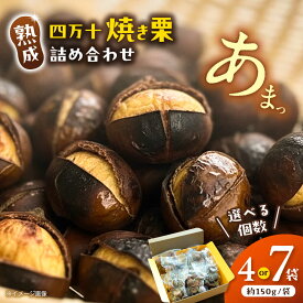 【ふるさと納税】 熟成四万十栗焼き栗の詰め合わせ (約150g×4袋入り) 〈2025年11月5日〜2026年4月30日発送〉 / 栗 くり クリ 焼き栗 熟成 秋の味覚 秋 詰め合わせ 高知 四万十 【株式会社いちじゃもの】[ATCB003]