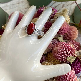 【ふるさと納税】珊瑚 リング 3LINE 【有限会社米沢サンゴ店】[ATCX022]