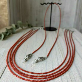 【ふるさと納税】【母の日・敬老の日に】南国土佐よりお届け 贈って喜ばれる貴重な芥子粒珊瑚の3WAYアクセサリー 全長約57cm / レディース アクセサリー ジュエリー 【有限会社米沢サンゴ店】[ATCX065]