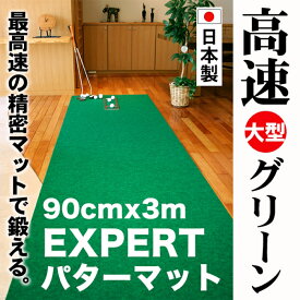 【ふるさと納税】ゴルフ練習用・超高速パターマット90cm×3mと練習用具