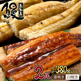 【ふるさと納税】うなぎ蒲焼き 白焼き セット 2種類 各1本(約190g～220g) 合計2本 タレ・わさび・醤油付き ウナギ 鰻 初音 国産 高知県産 魚 魚介類 冷凍 送料無料 hn089