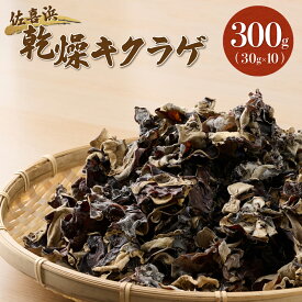 【ふるさと納税】佐喜浜キクラゲ（天日干し）　計300g　30g×10袋詰め合わせセット 室戸海洋深層水 国産 野菜 きのこ キノコ 小分け セット 送料無料 nc006