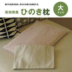 【ふるさと納税】ひのき枕（大） 贈り物 プレゼント ギフト 高知県産 桧 ヒノキ 枕 送料無料 枕 ピロー 寝具 日本製