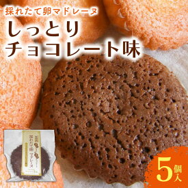 【ふるさと納税】 マドレーヌ しっとりチョコレート 5個入 チョコ チョコレート 焼き菓子 お菓子 おかし 家庭用 ギフト スイーツ 人気 おすすめ たまご 卵 高知県 南国市