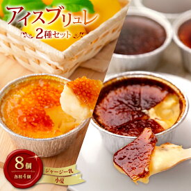【ふるさと納税】 アイス ブリュレ セットC 8個 ジャージー乳 小夏 各4個 クレーム ブリュレ キャラメル プリン クレームブリュレ おやつ お菓子 スイーツ スウィーツ 贈答 贈り物 ギフト プレゼント 送料無料 人気 おすすめ 高知県 南国市