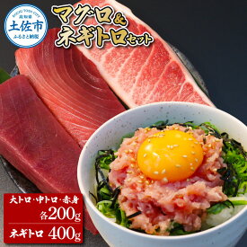 【ふるさと納税】本鮪 まぐろ 大トロ・中トロ・赤身各200g ネギトロ400g(200g×2) セット ねぎとろ まぐろたたき マグロ とろ 本まぐろ 天然 刺身 刺し身 魚 海鮮 魚介 海鮮丼 ネギトロ丼 お寿司 おかず 惣菜 簡単 時短 冷凍 配送 ふるさとのうぜい 故郷納税 返礼品