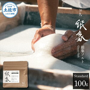 【ふるさと納税】銀象ソルト Ginzo-Salt Standard 100g 塩 しお 調味料 天日塩 完全天日塩 国産 高知県産 ソルト ミネラル 健康 料理 調理 お塩 塩 美味しい スタンダード高知 ふるさとのうぜい 故郷