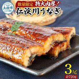 【ふるさと納税】仁淀川特大肉厚うなぎ3尾セット【数量限定！】 鰻 うなぎ 仁淀川 タレ付き 肉厚 スタミナ 疲労回復 ウナギ お取り寄せグルメ 高知 鰻蒲焼き 故郷納税 ふるさとのうぜい 返礼品 高知県 高知 34000円 国産