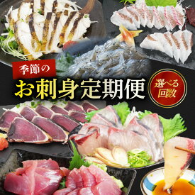【ふるさと納税】 選べる回数 刺身 定期便 産地直送 刺身 カット済み 高知 厳選 お任せ 春夏秋冬 お楽しみ 冷凍 かんたん解凍 お手軽 かつおタタキ 真鯛 ブリ マグロ 生しらす ( ドロメ ) カンパチ シマアジ イサキ メジナ うつぼ サワラ炙り 海鮮 おつまみ 高知県 須崎市