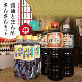 【ふるさと納税】 調味料 醤油 3種 ゆずポン酢 3本 合計6本 人気 セット 老舗蔵のおススメ 詰め合わせ 高知県 須崎市